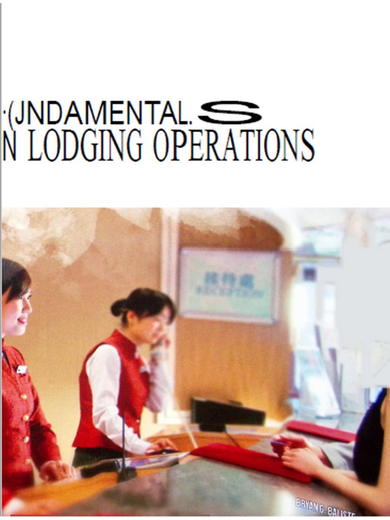 Fundamentals in Lodging Operations by Baliste 2021